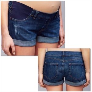 Denim Maternity Shorts